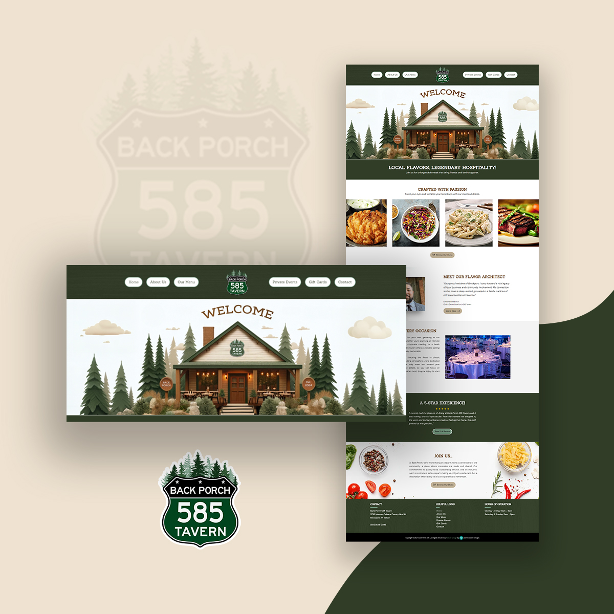 Back Porch 585 - New Website Design